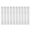 10 Pièces Greffage Cils Floraison Pince À Épiler Boîte Demballage Cylindre Tube Pince Droite Incurvée Pince À Épiler Ensembl