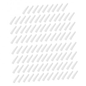 Beaupretty 100 Pièces Clip Couvre-Chef De Protection M Pince À Épiler Sucette Claire Coupe-Ongles En Acier Inoxydable Cils Co