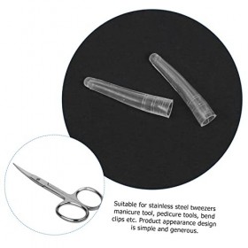 Beaupretty 100 Pièces Clip Couvre-Chef De Protection M Pince À Épiler Sucette Claire Coupe-Ongles En Acier Inoxydable Cils Co