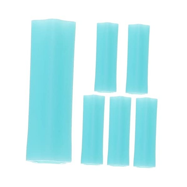 FOMIYES Silicone 6Pcs Pince À Épiler Ciseaux Protection Extension De Cils Pince À Épiler Cils Pince À Épiler Coupe-Ongles Pin