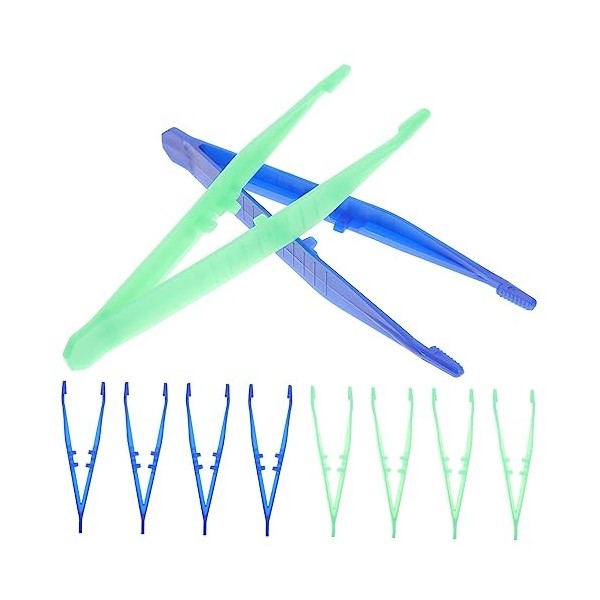 FOMIYES 20 Pièces Pince À Épiler Arts Et Artisanat Pour Pince À Épiler Pince À Cils Pour Extensions Pince À Épiler Pointue Pi