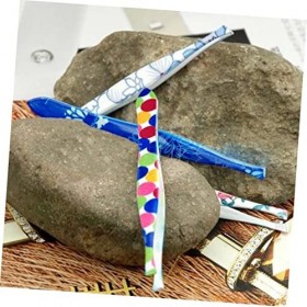 FOMIYES Pincettes Professionnelles Pince à Épiler Pincettes En Acier Inoxydable Pincettes Biseautées à Bout Plat Pince à Sour