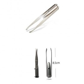 FRCOLOR Épilation Des Sourcils Pince À Épiler Pince À Sourcils LED Pince À Sourcils Pince À Sourcils Pince À Épiler LED Lumiè