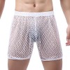 Duohropke Sous-vêtements en maille pour homme - Transparent - Short en maille - Boxer sexy - Sous-vêtements de nuit - Clubwea