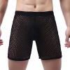 Duohropke Sous-vêtements en maille pour homme - Transparent - Short en maille - Boxer sexy - Sous-vêtements de nuit - Clubwea