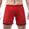 Duohropke Sous-vêtements en maille pour homme - Transparent - Short en maille - Boxer sexy - Sous-vêtements de nuit - Clubwea