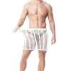 Duohropke Short transparent pour homme - Boxer sexy - Sous-vêtement de sport - En maille respirante - Loisirs - Tissu grillag