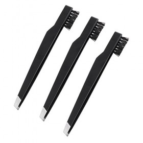 FRCOLOR 3 Pièces Pince À Cils Pince À Cils Pince À Cils Pince À Épiler À Lamelles Pince À Épiler Beauté Brosse À Sourcils Out