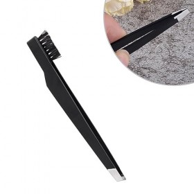 FRCOLOR 3 Pièces Pince À Cils Pince À Cils Pince À Cils Pince À Épiler À Lamelles Pince À Épiler Beauté Brosse À Sourcils Out