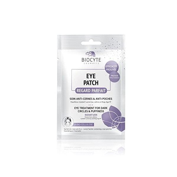 BIOCYTE Eye Patch - Patch pour le Contour des Yeux - Soin Anti-Cernes et Anti-Poches - A base de Passiflore, Cytobiol, Regu A