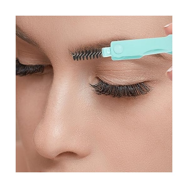 Beavorty Rasoir À Sourcils 3-En-1 Peigne À Sourcils Tondeuse Pince À Épiler En Acier Inoxydable Brow Shaper Mise En Forme Bro