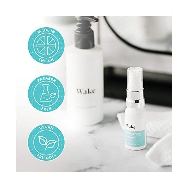 Wake Skincare - Contour des yeux - Creme contour des yeux - Anti cernes yeux - Collagène - Creme yeux - Crème contour des yeu