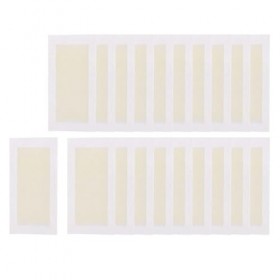 Milageto Bandes de cire pour hommes et femmes, 20 pièces, prêtes à lemploi, épilation douce, pour la zone du bikini, aissell