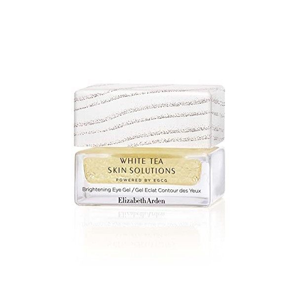 Elizabeth Arden, White Tea Skin Solutions Gel Eclat Contour des Yeux, texture Micro-gel, Anti-âge et Hydratant, illumine et r