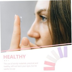 NIYANGLE 6 Ensembles Lentilles De Contact Noires De Lentille De Contact Outil Pour Enlever Les Lentilles De Contact Outils Po