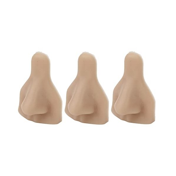 Modèle de Nez Humain, Modèle de Nez en Silicone de Simulation 3pcs Structure Transparente Souple et Flexible pour lenseignem