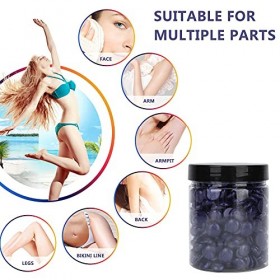 Épilation Haricots de Cire Dure, 2 Couleurs en Conserve Dépilation Haricots de Cire Visage Jambes Corps épilatoire Haricots 