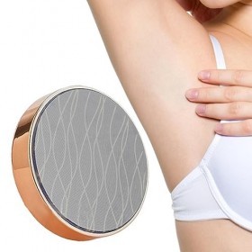 MagiDeal Outil dépilation dexfoliation, accessoire facile, réutilisable, rapide, lavable, indolore, épilateur portable, gom