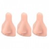 Modèle de Nez Humain, Modèle de Nez en Silicone de Simulation 3pcs Structure Transparente Souple et Flexible pour lenseignem