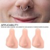 Modèle de Nez Humain, Modèle de Nez en Silicone de Simulation 3pcs Structure Transparente Souple et Flexible pour lenseignem