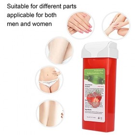 Rouler sur la Cire, Empêcher la Repousse des Cheveux Rouleau de Cire Dépilatoire Lisse et Durable pour un Usage Domestique F