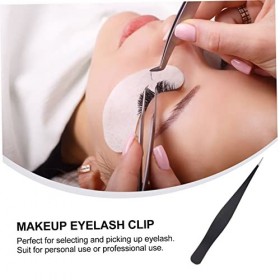 Beaupretty 6 Pièces Pince à Épiler Recourbe-cils De Précision Pince à Cils De Maquillage Outils De Greffe De Cils Pincettes D