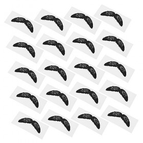 FRCOLOR 20 Pièces Autocollants Épilation Du Nez Stickers Perles De Cire Pour Lépilation Dissolvant De Sourcil Moustache Stic