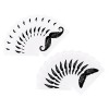 FRCOLOR 24 Feuilles Autocollants De Style Barbe Autocollant Protecteur De Moustache Cire Pour Lépilation Cera Cireur Les Poi