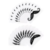 FRCOLOR 24 Feuilles Autocollants De Style Barbe Autocollant Protecteur De Moustache Cire Pour Lépilation Cera Cireur Les Poi