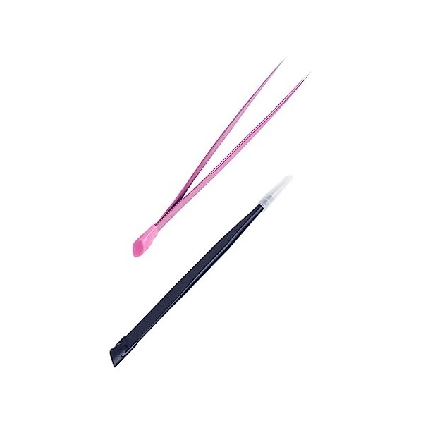 2 Pièces Pince à Ongles Double Extrémité Sourcil Pince Coupe-ongles Stylo Coupe-ongles Pince à Cils Pour Extensions Pince à É