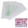 MOUMOUTEN 8 Paires Bandes De Cire Pour le Visage, Bande De Cire Dépilation Bandes De Cire Froide Bande De Papier Dépilatoire