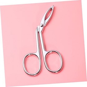 FRCOLOR 2 Pièces Pince À Sourcils Pince À Cils Pince À Épiler Incarnés Pince À Poils Du Visage Ciseaux À Cils Façonnage Pince