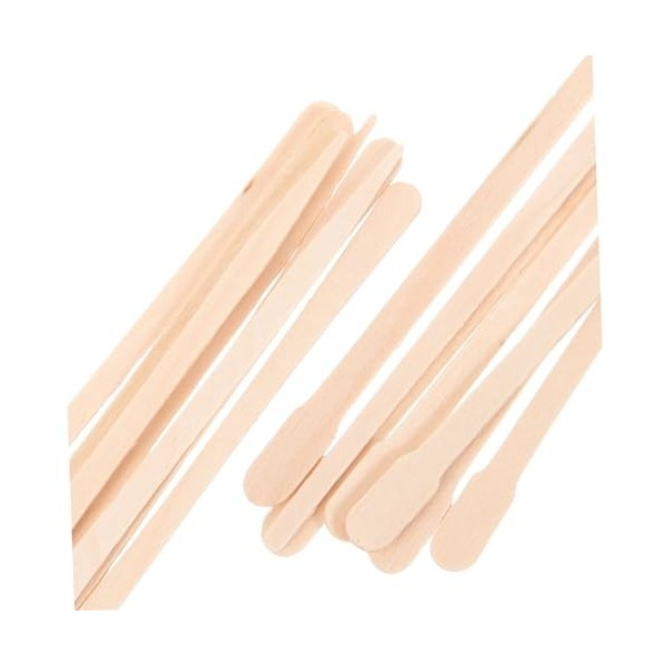 FOMIYES 200 Pièces Outil De Cire Bâtons DÉpilation Cire Épilation Spatule De Cire Épilation Spatule Épilation De Cire Applic