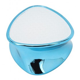 Gomme 2 en 1 pour épilation humide et sèche - Outil indolore et lavable pour les pieds - Bleu