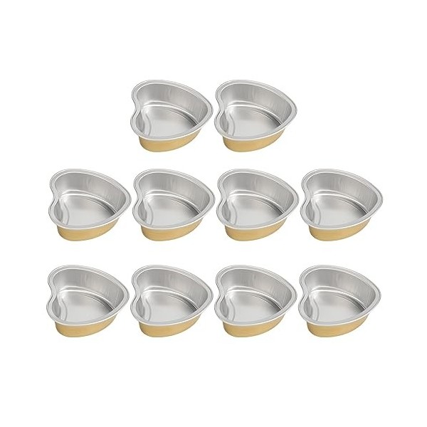 Bol de Haricot de Cire de Papier daluminium, 10 Pcs Bol de Fonte de Haricot de Cire Résistant aux Hautes Températures Portab