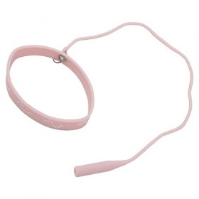 Pince à épiler Dragonne de Protection Silicone Souple Extension de Cils Pince à épiler Salon Léger Dragonne élastique Rose 