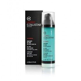Collistar Hydra Gel hydratant sans huile pour le visage et les yeux pour hommes, gel ultra frais, hydratant instantané, pour 