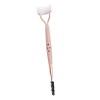 Brosse à sourcils portative pliable, brosse à cils à aiguille en acier, outil de maquillage de toilettage, peigne à cils à ai