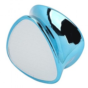 Exfoliant pour les Cheveux de la Peau, Outil pour Gomme à Cheveux, Lissage des Pieds 2 en 1 Indolore Bleu 