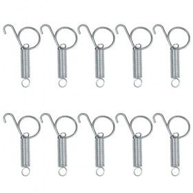 Limtula 10 Pièces Ressort Doigt en Métal pour Crochet Loquet Crochet Cage Crochets À Ressort pour Fixation des Portes Cage La