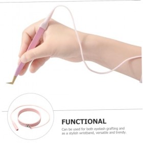 minkissy Pince à épiler en silicone pour extension de cils - Pince à épiler à cils - Support de pince à épiler pour cils - Ai