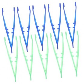 POPETPOP 10 Pièces Pinces En Plastique Pinces À Perles Pour Enfants Pinces À Pointe Pointue Pinces En Plastique Pour LArtisa
