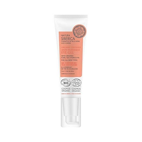 Natura Siberica Éclat & Hydratation Gel Contour des Yeux Anti-Poches Bio 30 ml