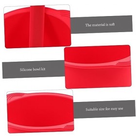 FRCOLOR 1 Jeu Revêtement De Pot De Cire De Silicone Bols De Service Réutilisables Remplacement Pot De Cire Bol Chauffe-cire B