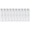 Plumdrop 10 pièces porte-stylo en plastique Transparent cristal stylo cylindre boîte-cadeau pince à épiler pince à sourcils e