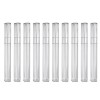 Plumdrop 10 pièces porte-stylo en plastique Transparent cristal stylo cylindre boîte-cadeau pince à épiler pince à sourcils e