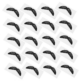 FOMIYES 20 Pièces Autocollants Épilation Nez Cire Kit Barbe Décapant Bandes De Cire Pour LÉpilation Visage Corps Bandes De C