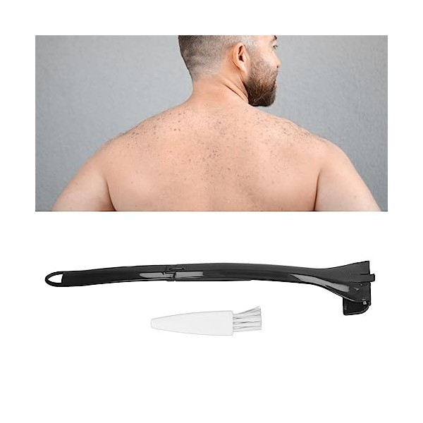 Tondeuse Arrière Manuelle Confortable pour Hommes, Tondeuse à Cheveux Pliable à Longue Poignée