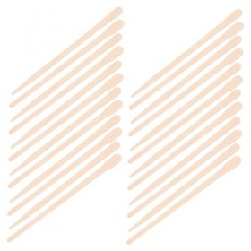 minkissy 200 Pièces Outil De Cire Bâtons DÉpilation Spatule Spatule DÉpilation Bâtons DÉpilation Applicateur Spatule De Ci