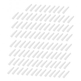 minkissy Lot de 200 pinces de protection pour couvre-chefs et cils en acier inoxydable - Outils de serrage pour cils - Outil 